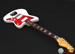 Fender jazzmaster늼3Dģ_InventorO(sh)Ӌ(j)_ipt/iam/STL/STPԴļd