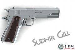 ʮ֮M1911A1֘3Dģ_solidworksOӋ_STL/IGSԴļd