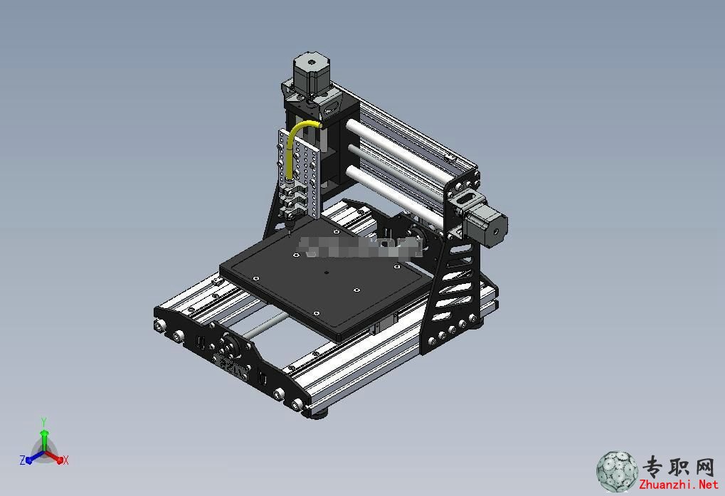 SolidWorks可DIY數控雕刻機的3D模型