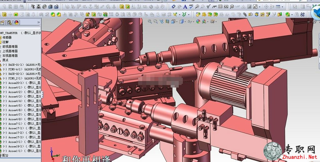 SolidWorks圓盤式鉆孔機3D模型