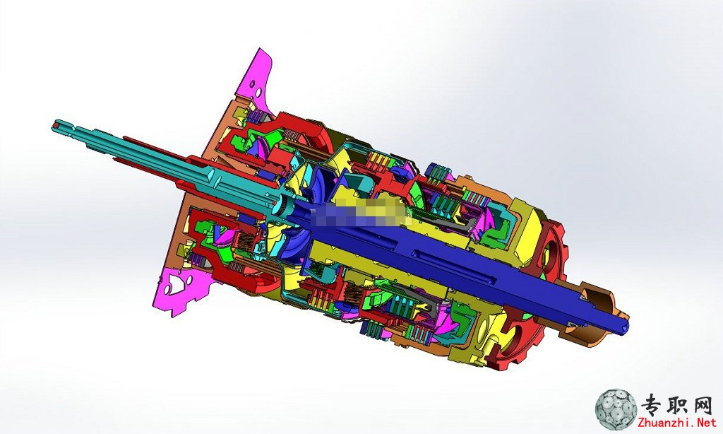 SolidWorks奔馳自動變速箱3D模型