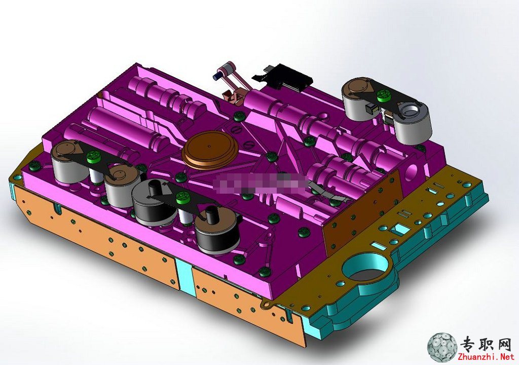 SolidWorks奔馳自動變速箱3D模型