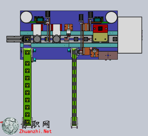 桌面式CPU散熱風扇組裝機3D模型