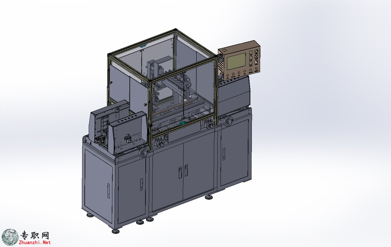 六頭PCB板貼標機 全自動非標機械設(shè)備3D模型