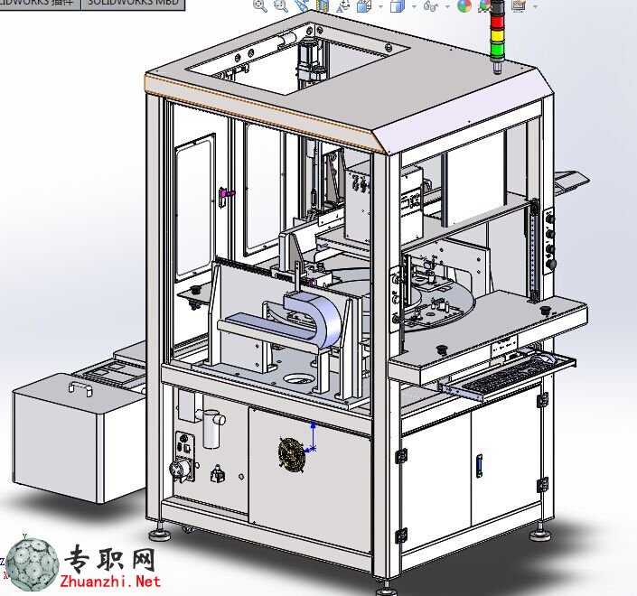 全自動打螺絲機3D模型