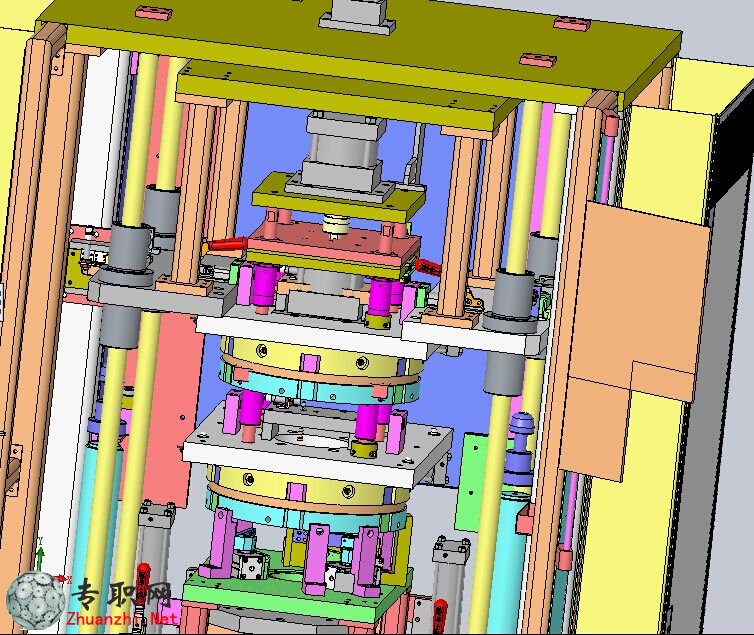 自動化電機定子組裝機3D模型