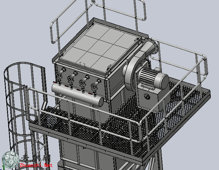 袋式除塵器3D模型