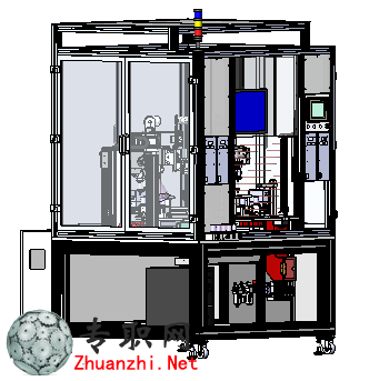 非標自動化氣泵焊錫裝配線3D模型