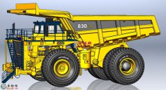 komatsuСɣ830E-ACVж܇3Dģ_SWOӋ_step(stp)/Sldprt/Sldasmļ